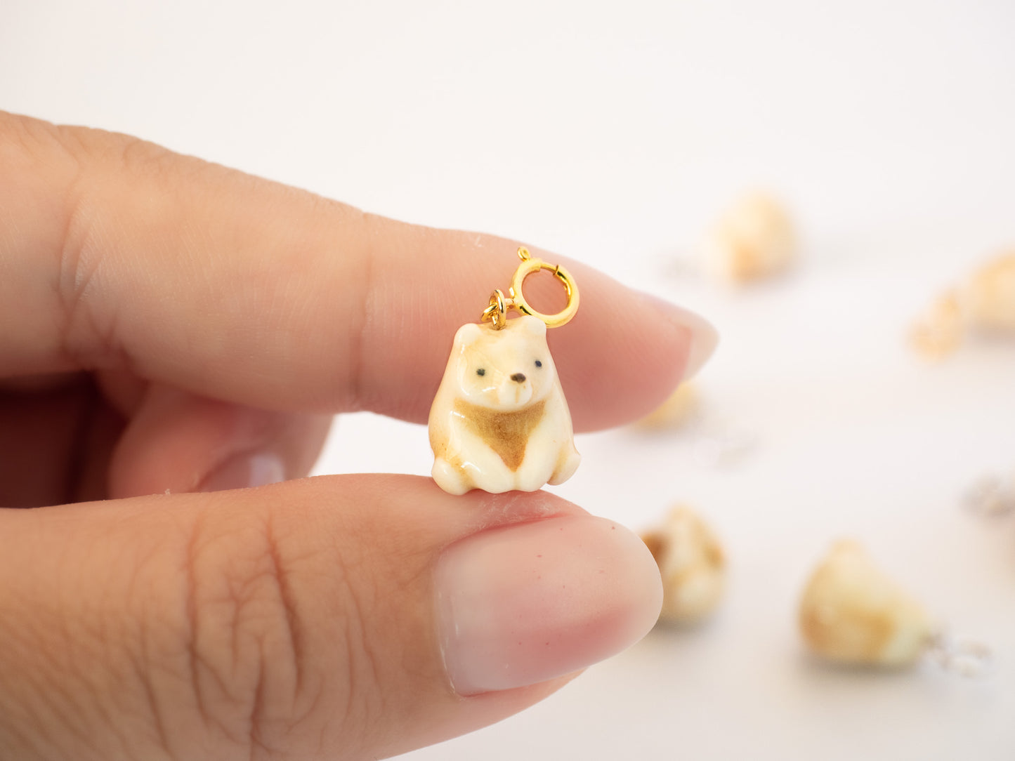 Brown Bear Charm