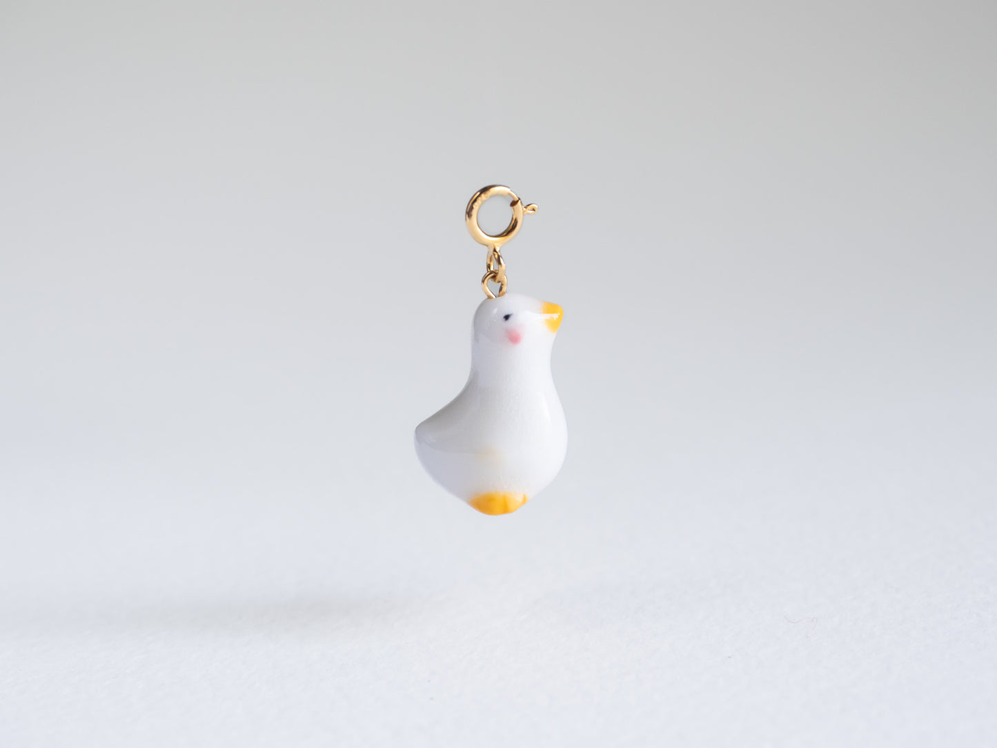 White Goose Charm