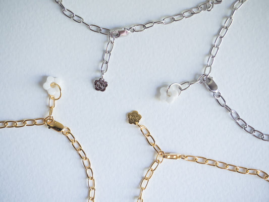 Small Paper Clip Chain Bracelet