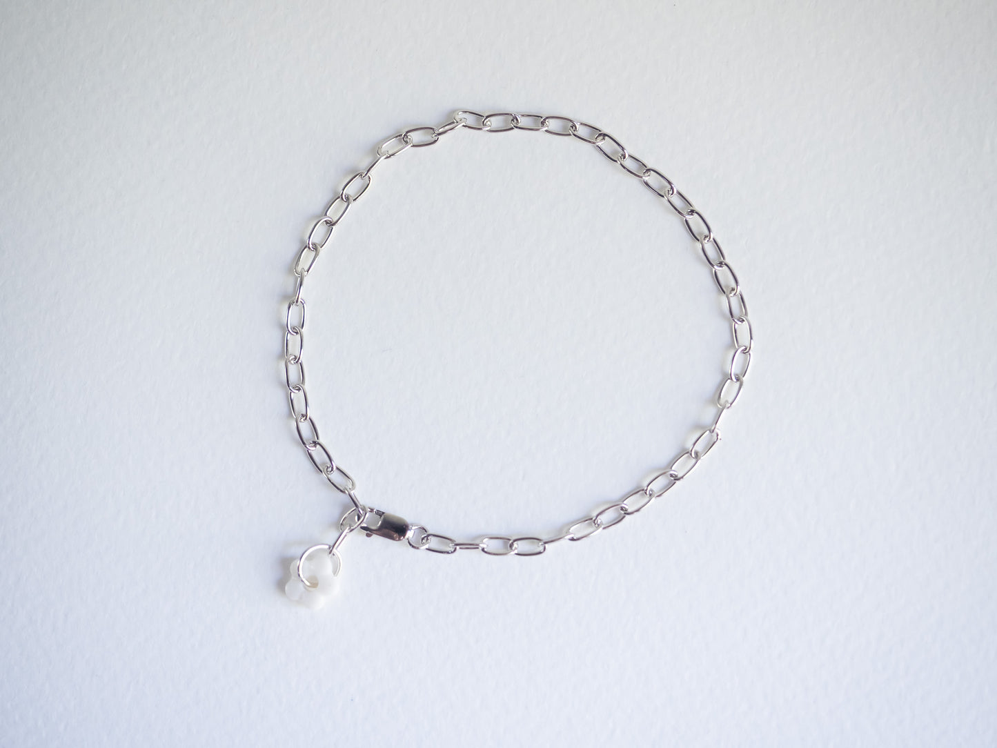 Small Paper Clip Chain Bracelet