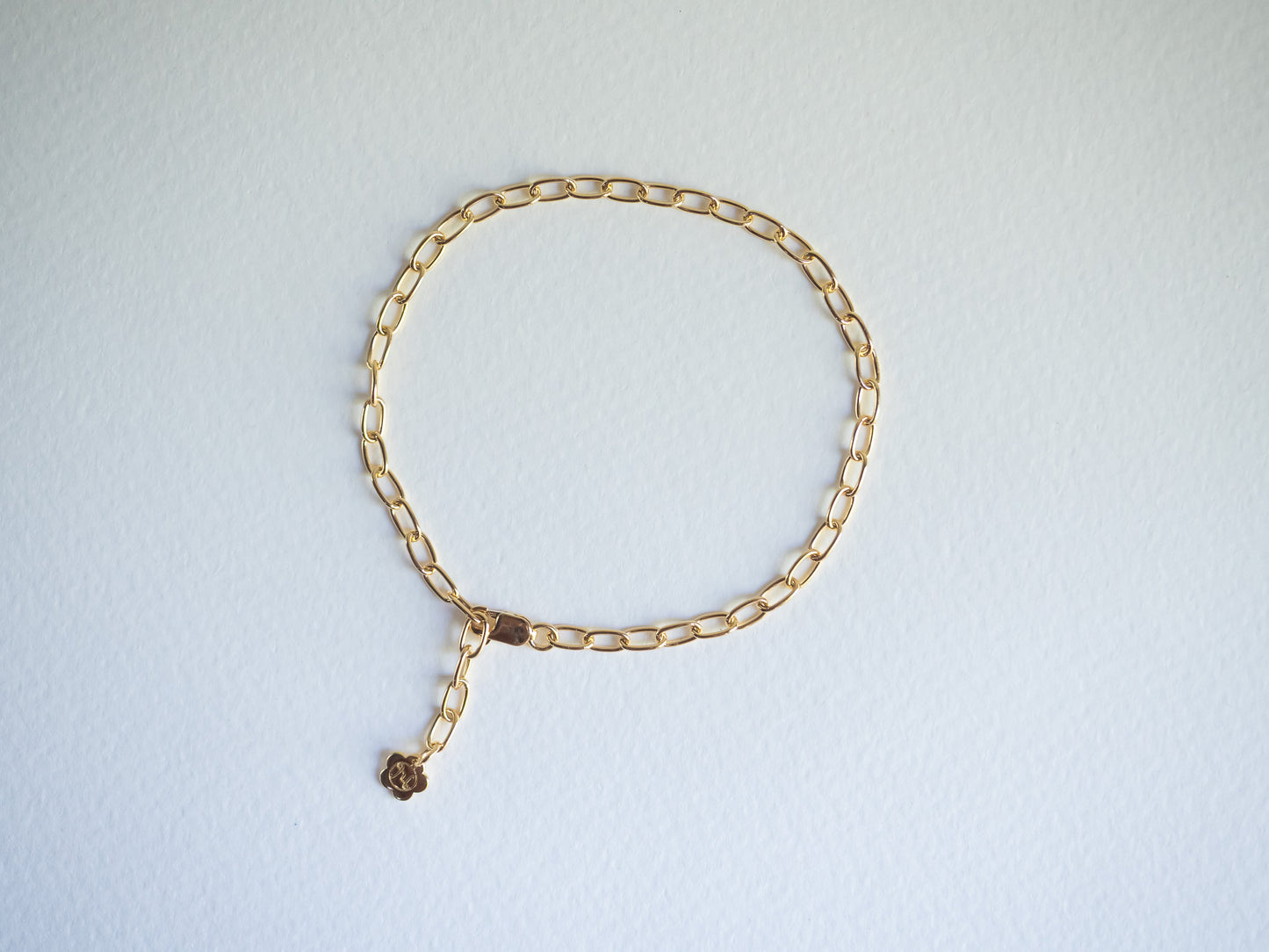 Small Paper Clip Chain Bracelet