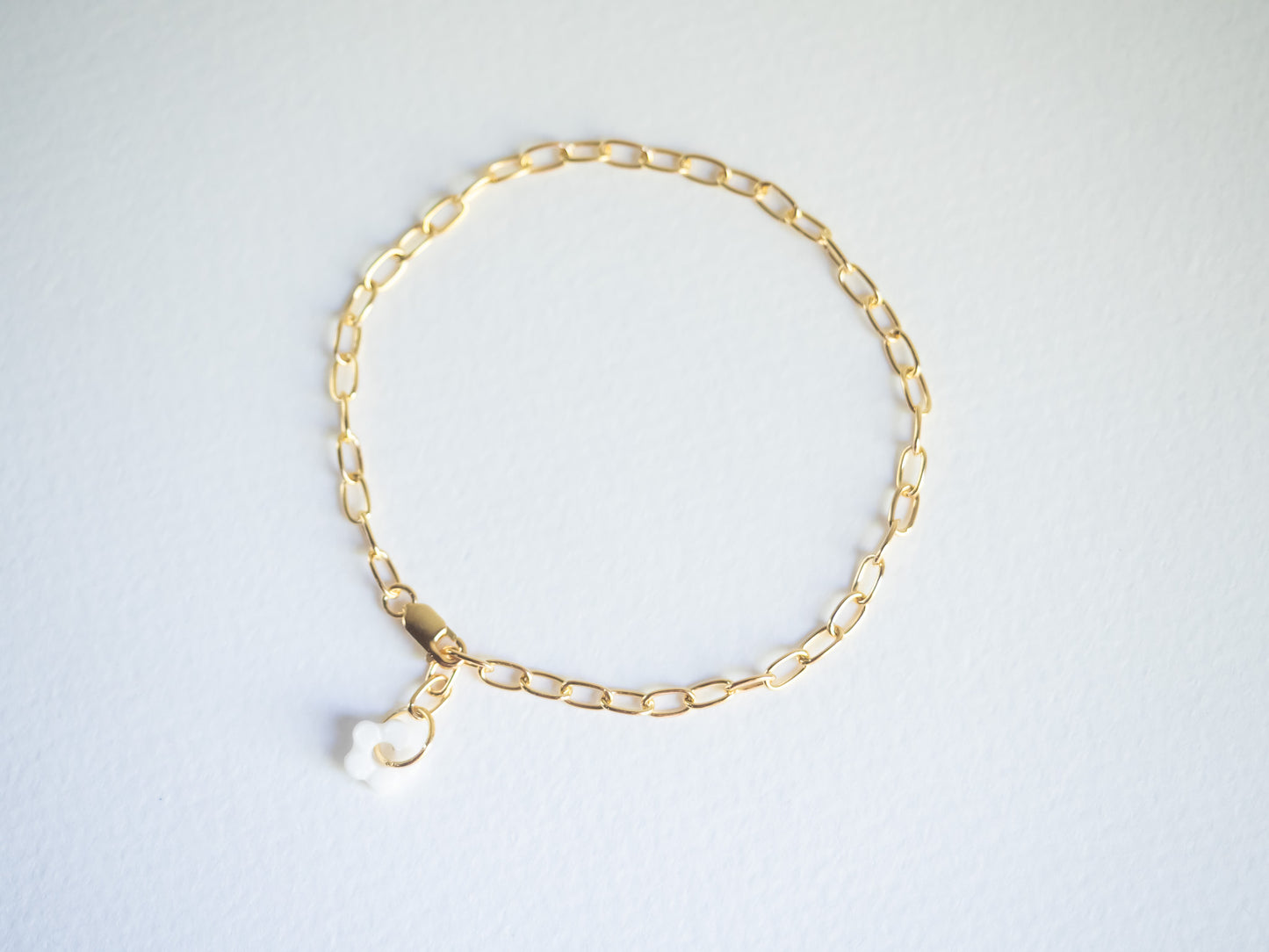 Small Paper Clip Chain Bracelet