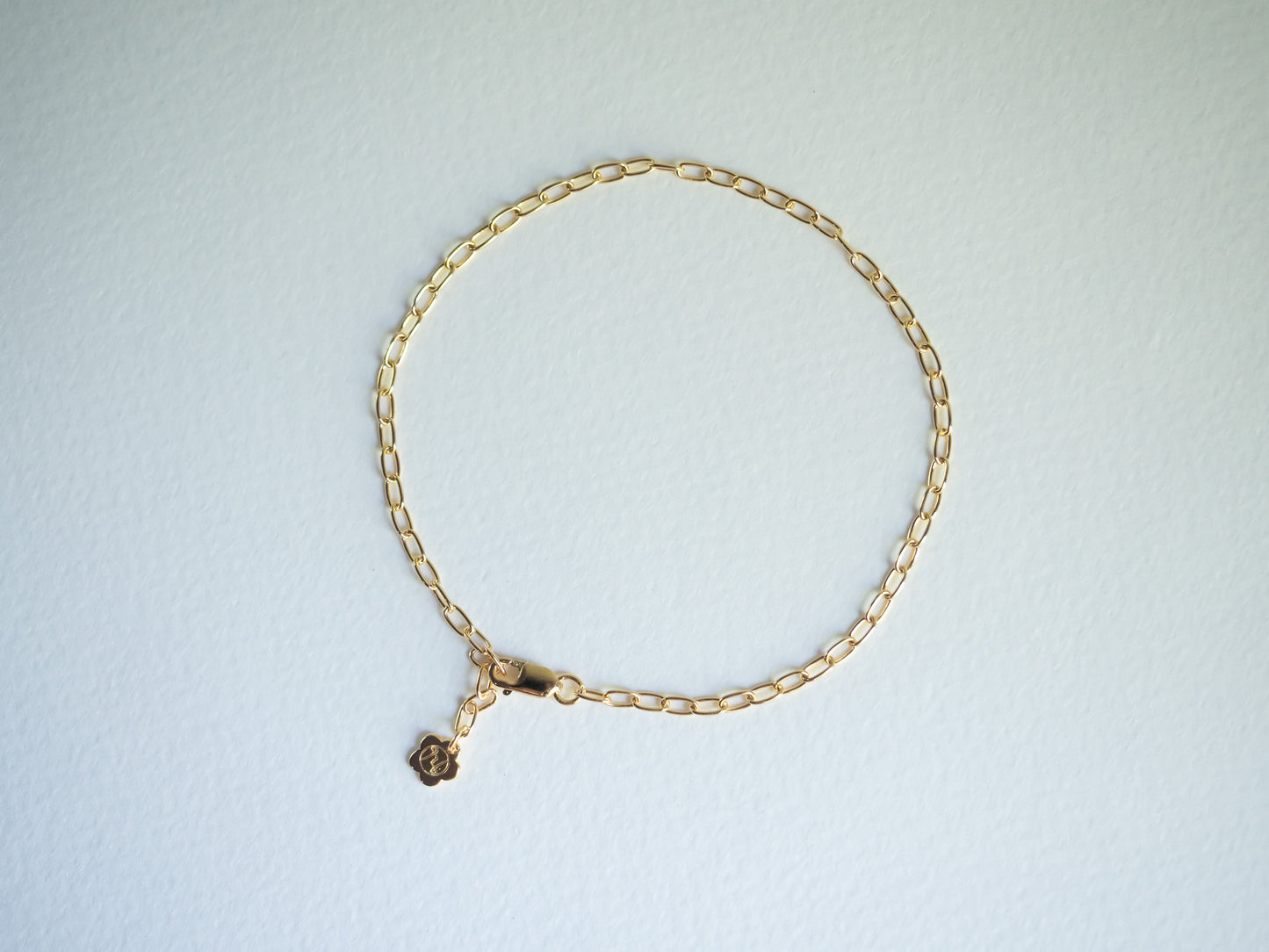 Mini Paper Clip Chain Bracelet