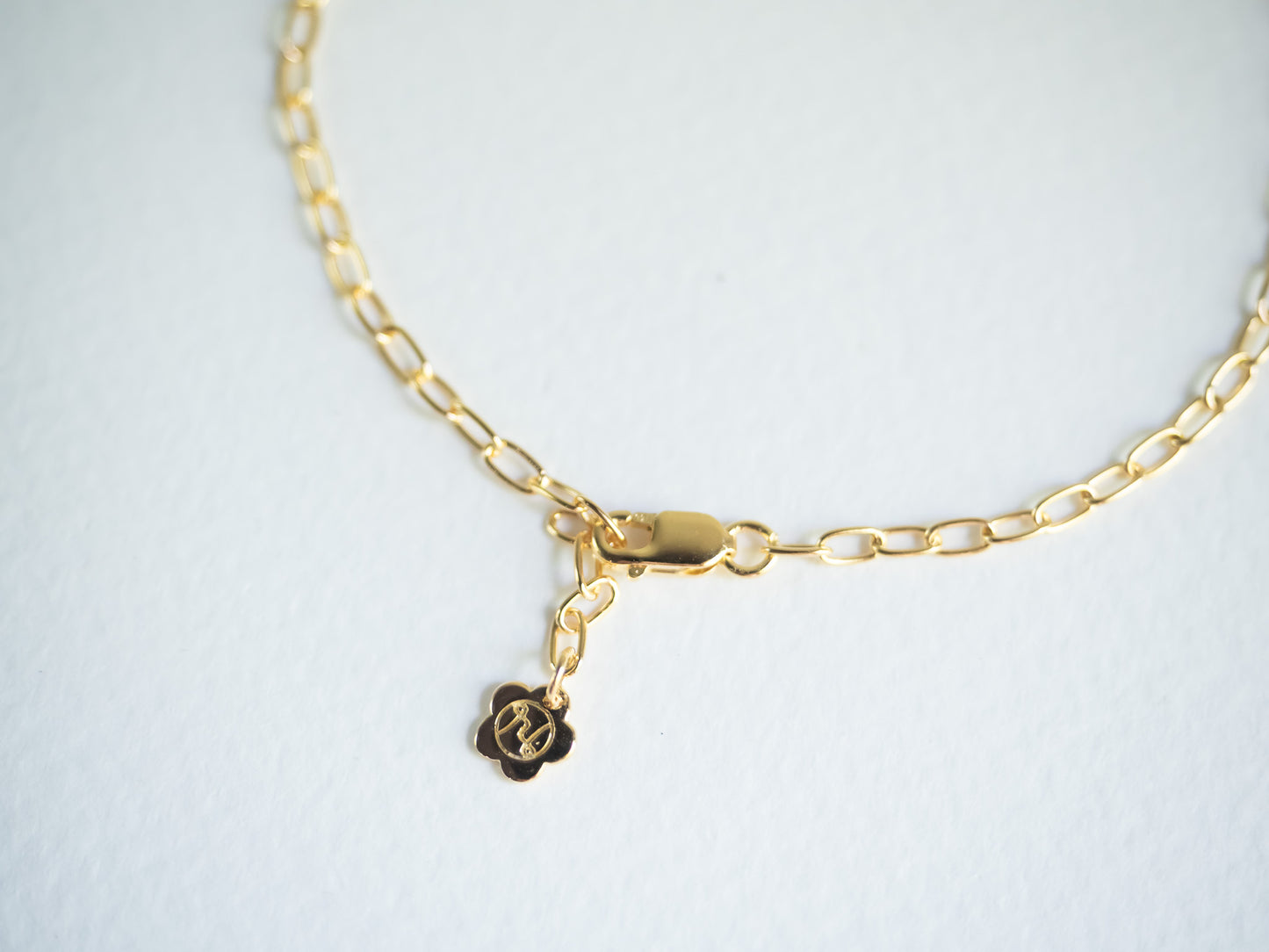 Mini Paper Clip Chain Bracelet