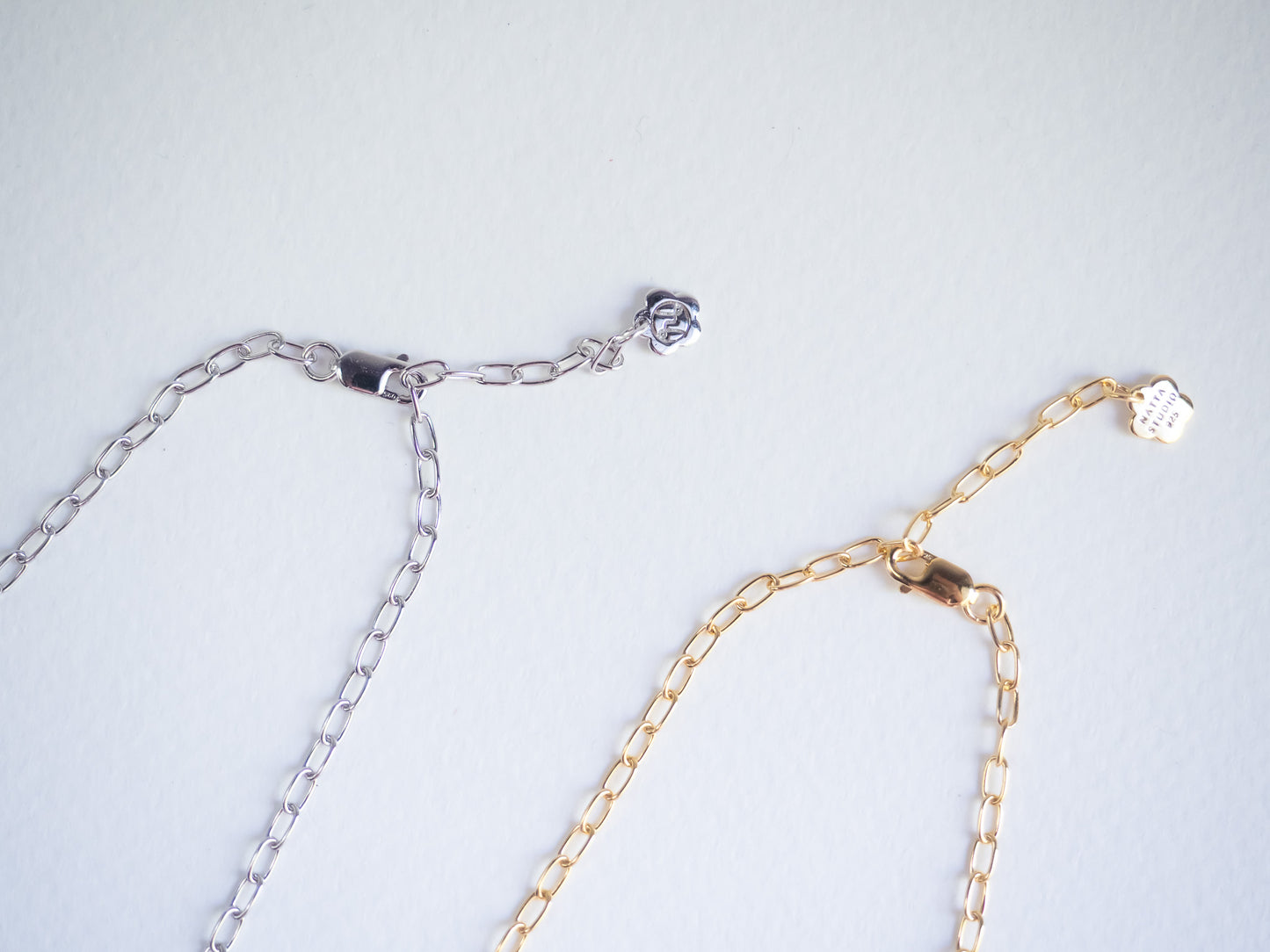 Mini Paper Clip Chain Necklace