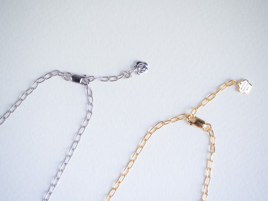 Mini Paper Clip Chain Necklace