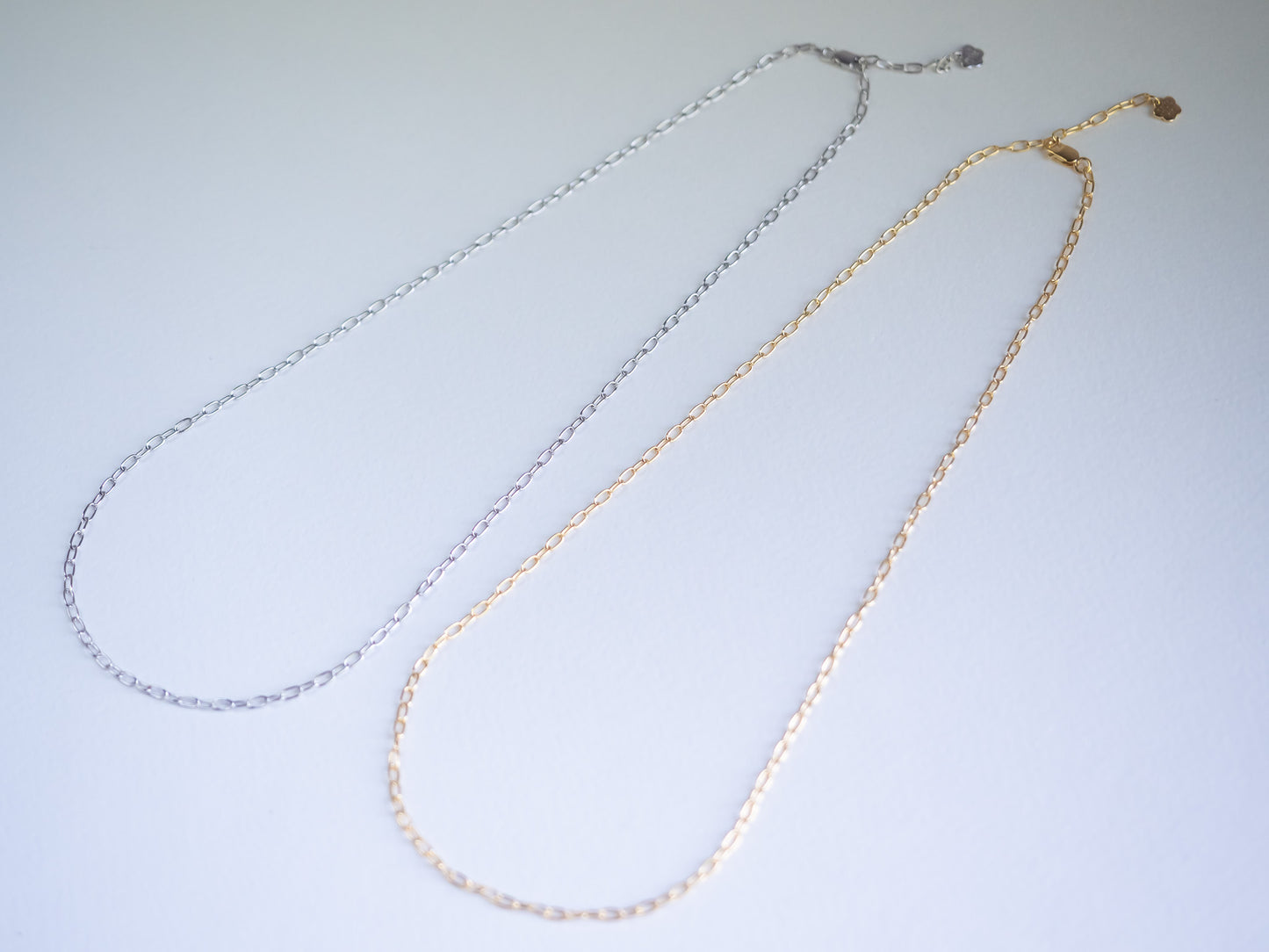 Mini Paper Clip Chain Necklace