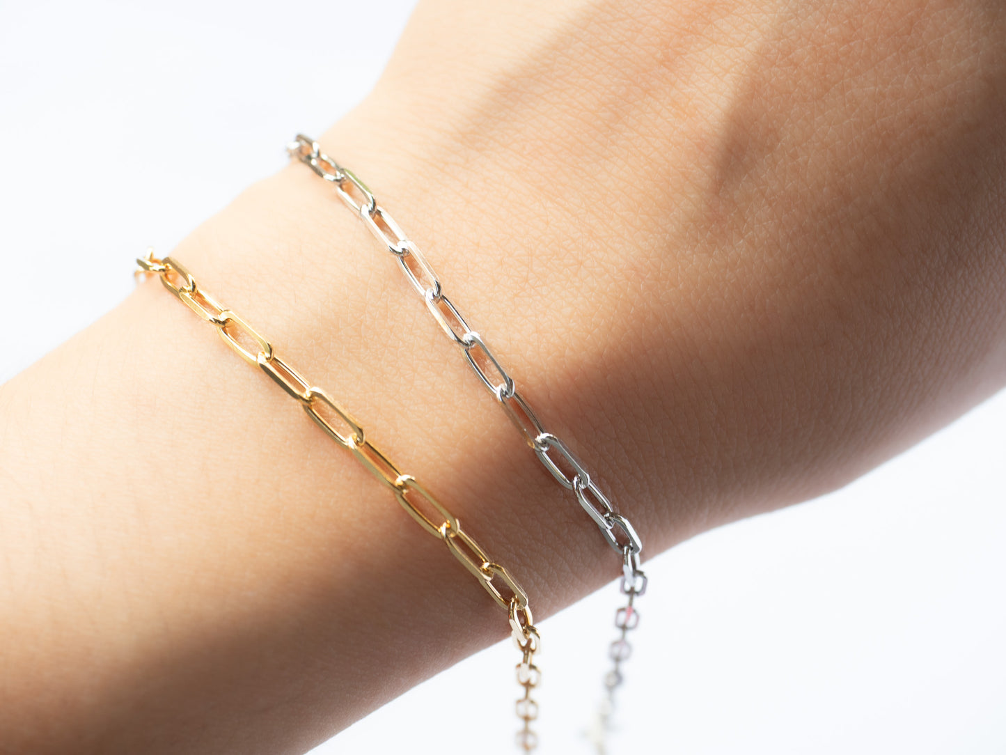Paper Clip Chain Bracelet