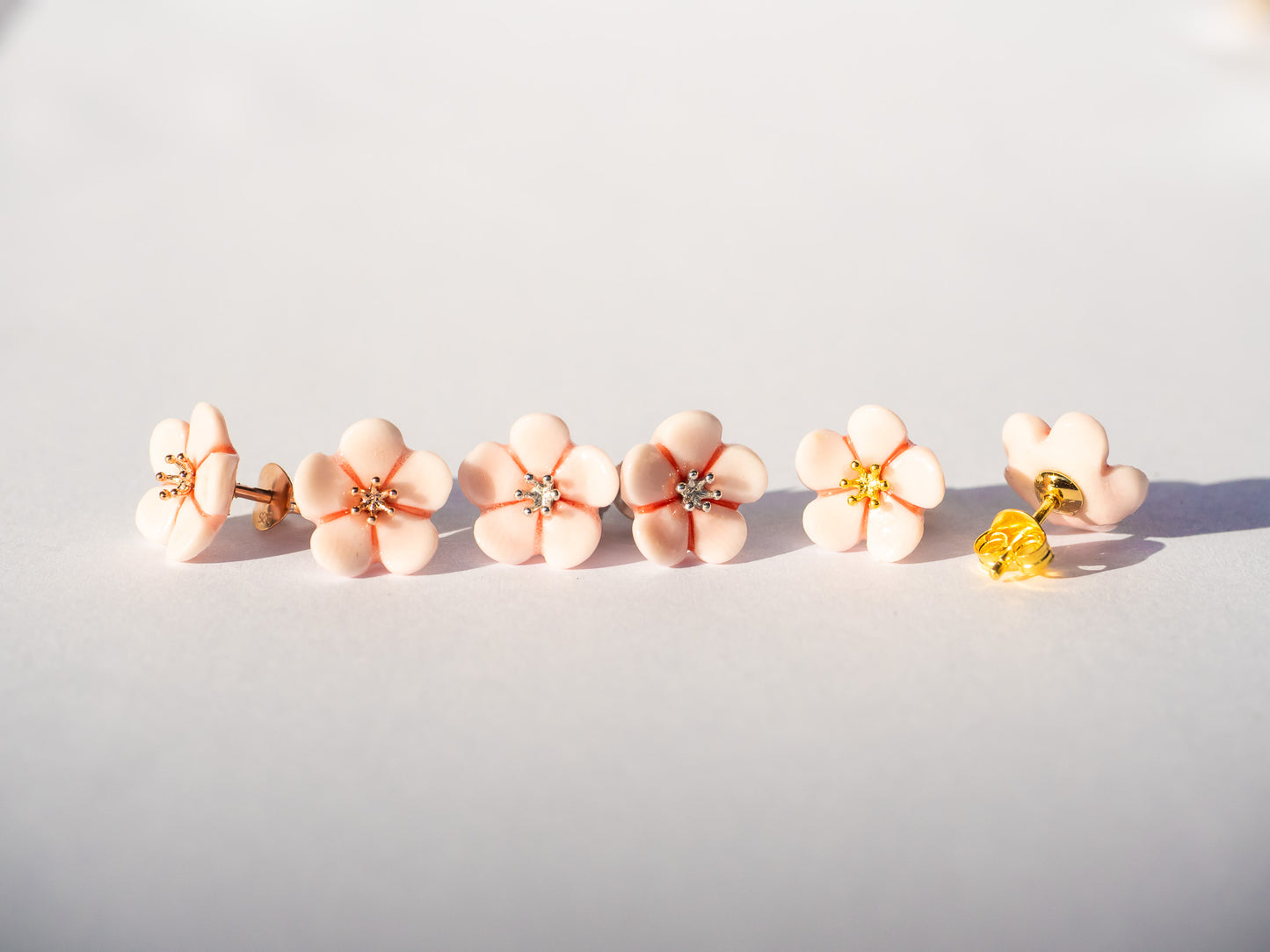 Pink Plum Blossom Earring