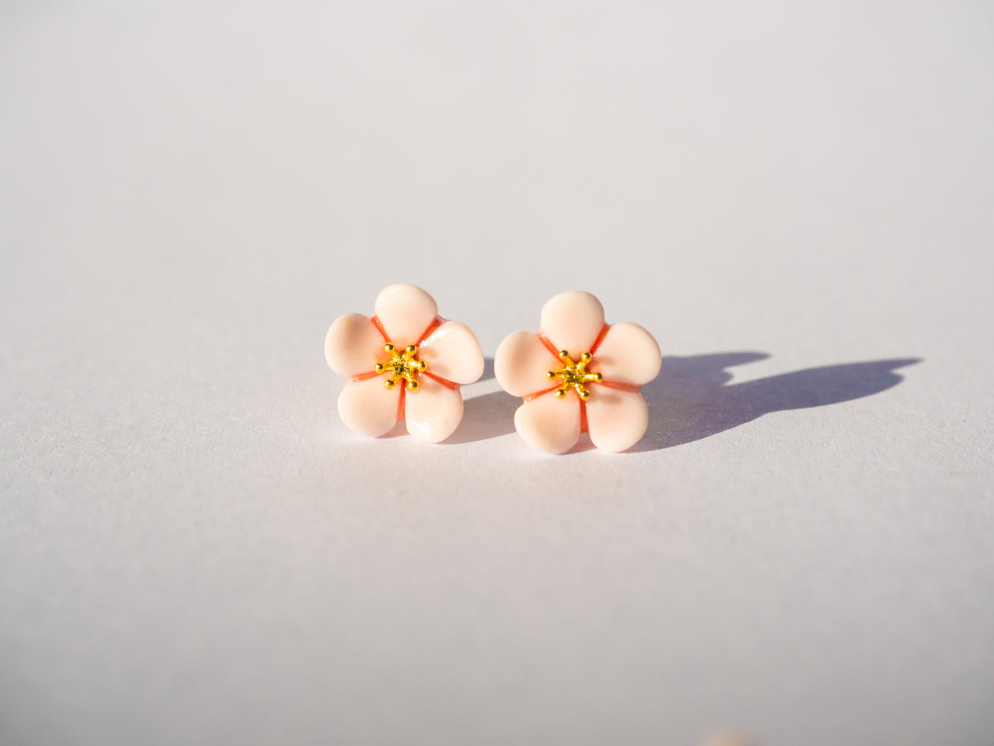 Pink Plum Blossom Earring