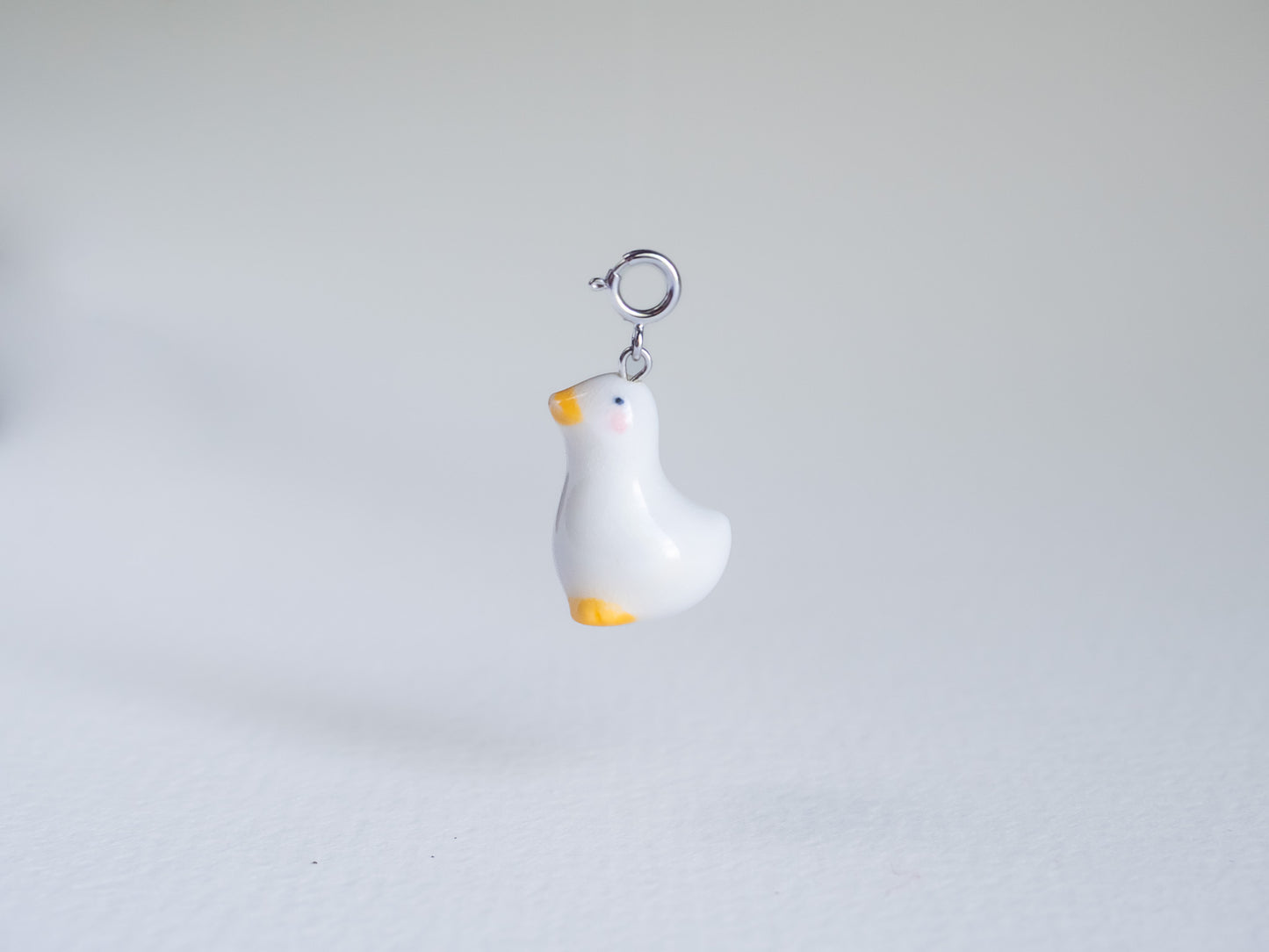 White Goose Charm